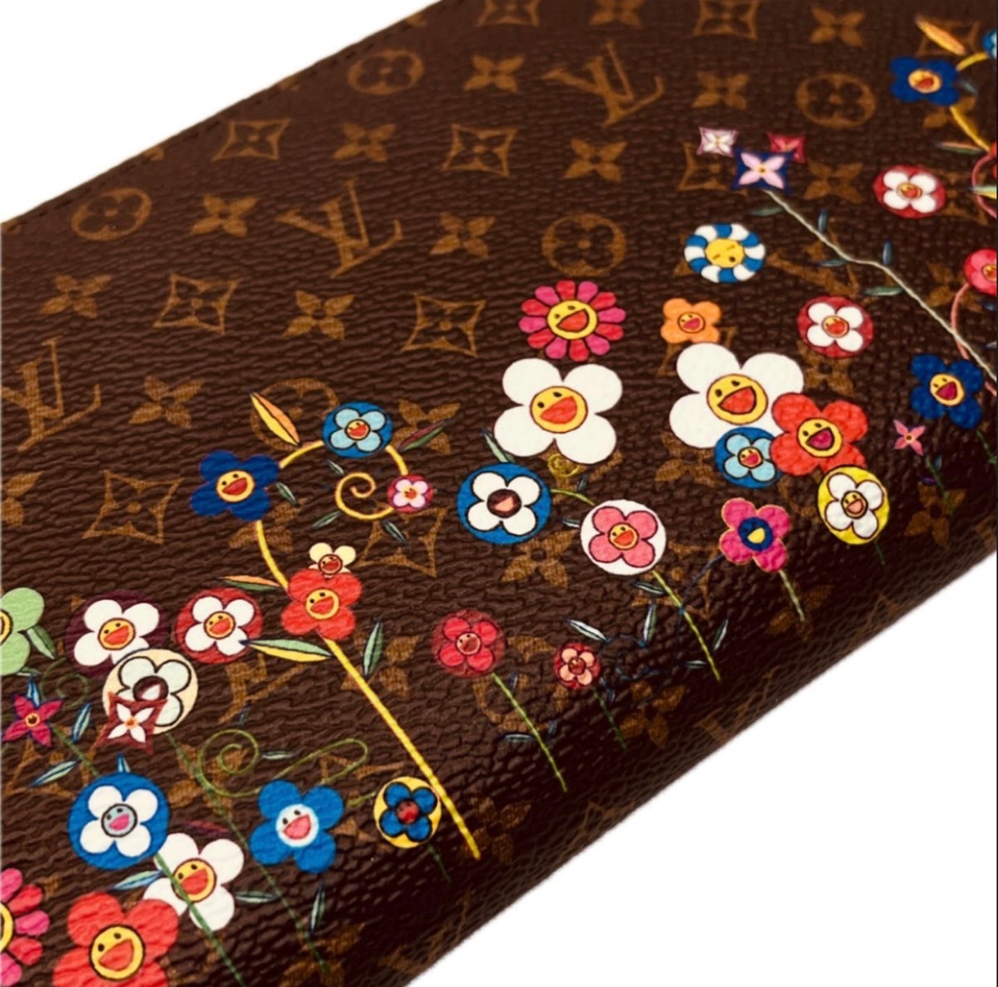 LOUIS VUITTON × Takashi Murakami Zippy Wallet M14162 – Japan-Exclusive Flower Garden Edition