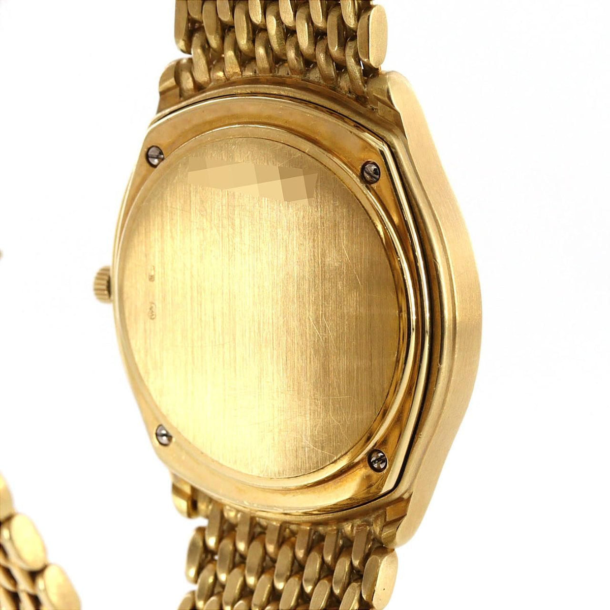 Audemars Piguet 18K Yellow Gold Diamond & Ruby Pavé · Manual-Wind · Integrated Bracelet Vintage High Jewelry Watch