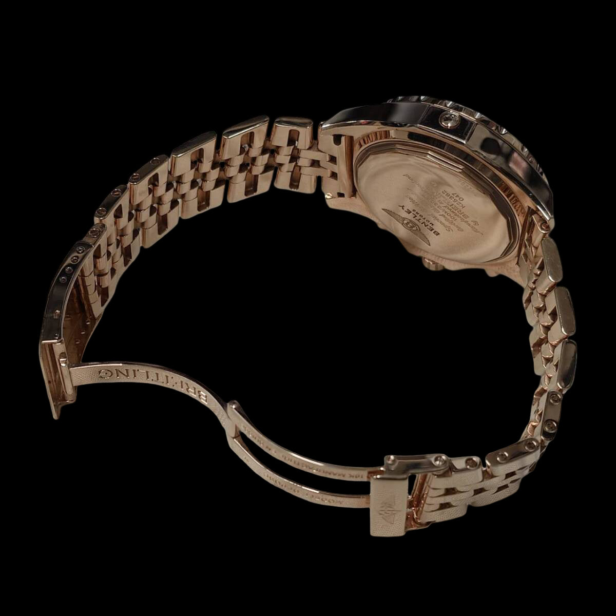 Breitling for Bentley K25362 · Solid 18K Yellow Gold 310g · 48mm Luxury Chronograph · Full Set Box & Papers · Super Heavy Gold Watch