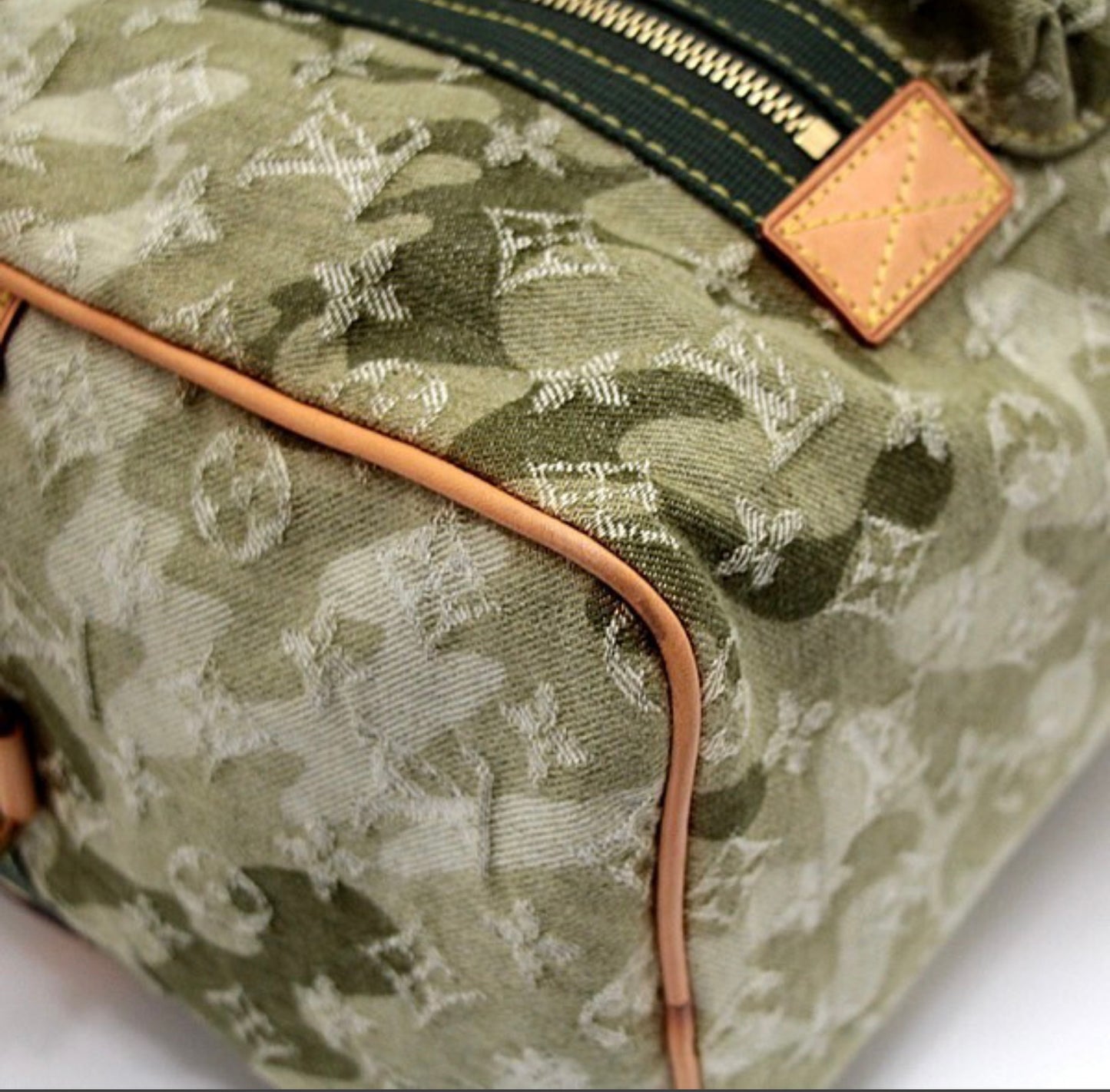 Louis Vuitton × Takashi Murakami Monogramouflage Mini Boston Bag 2008 Marc Jacobs M95771 | Limited Edition LV Camo Speedy Style Handbag