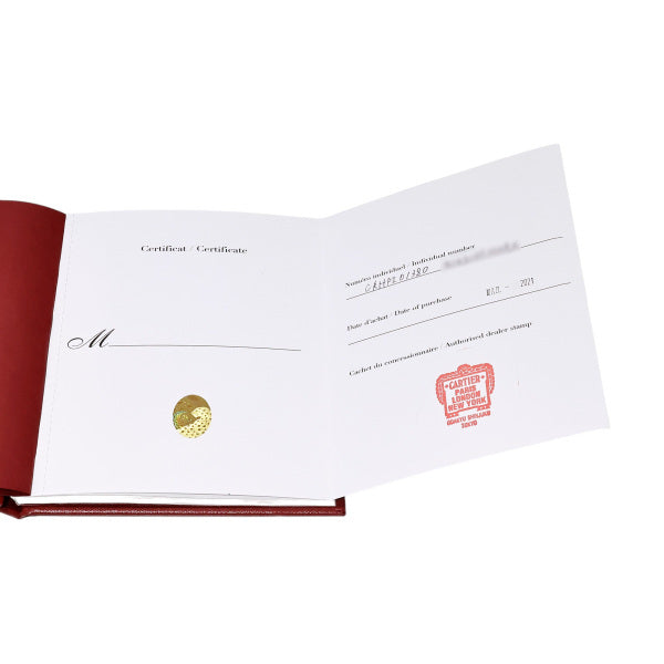 Cartier Panthère HPI01380 Full K18 Gold High Jewelry Watch SA Rank – Diamond Bezel & Garnet Eyes – Ladies Luxury Collector Piece