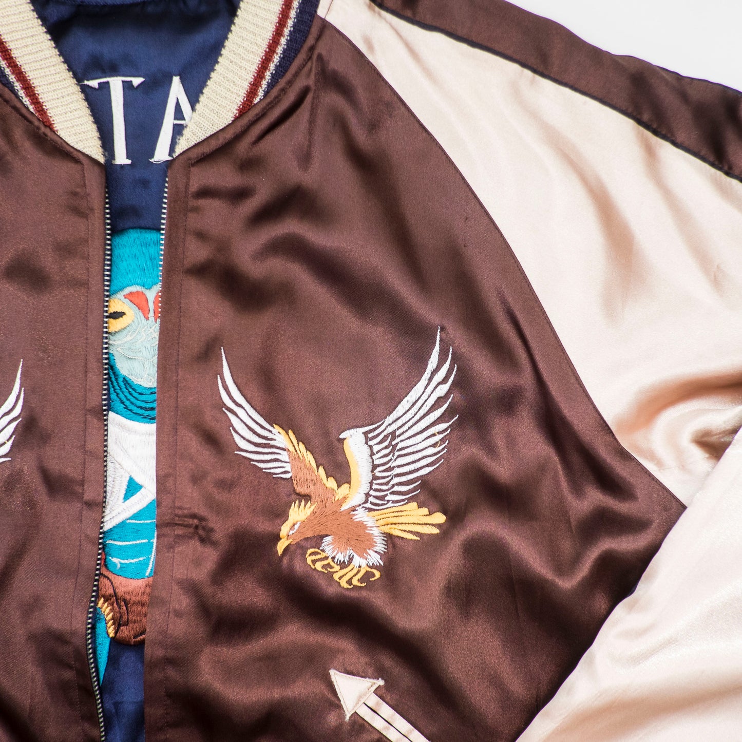 Rare Tailor Toyo TT11145 MUTANT Alien Japan Map Eagle Reversible Sukajan Souvenir Jacket M–L