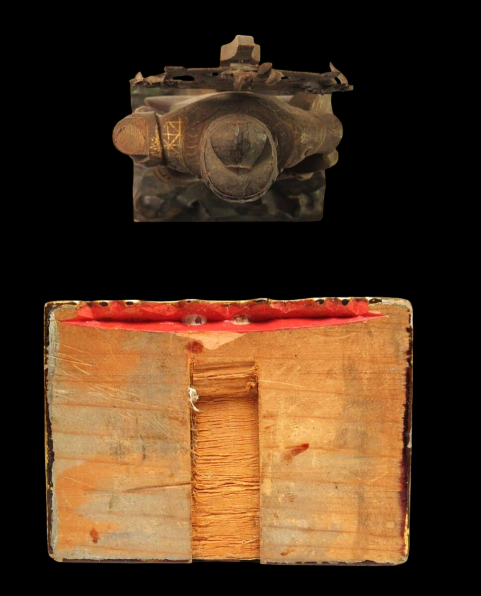 Edo–Meiji Portable Zushi Shrine — Bishamonten Guardian Deity (Vaiśravaṇa)