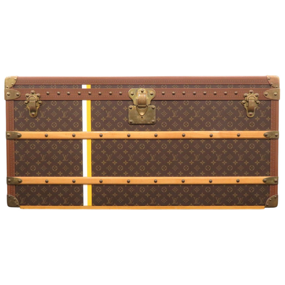 Louis Vuitton Malle Courrier 100 M13220 – Monogram Vintage Trunk with Dual Trays · A-Rank Hardcase Collectible