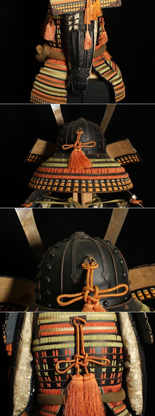 Full-Size Samurai Gusoku Armor | Assembled Kabuto & Menpo | Edo-Period Style Japanese Armor Display