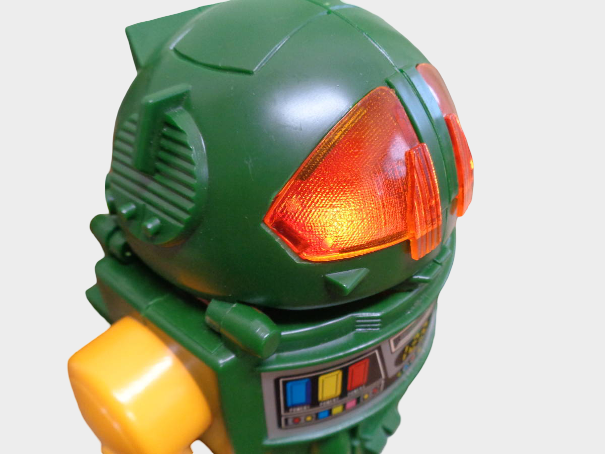 Rare Horikawa MONSTER Kaiju ROBOT Tin Robot Japan — Boxed Battery-Operated Showa Space Robot