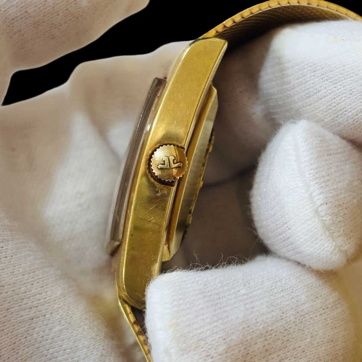 Jaeger-LeCoultre Geomatic Chronomètre · 18K Solid Gold Integrated Bracelet · Automatic · Vintage