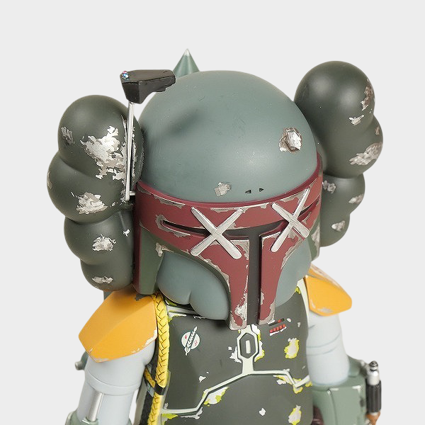 KAWS x Star Wars Boba Fett Companion Figure Medicom Toy KAWS Version Art Collectible
