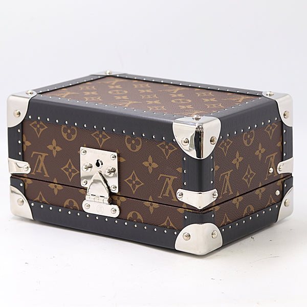 Louis Vuitton Coffret Trésor 24 Hardsided Jewelry and Valuables Case in Brown Monogram Canvas