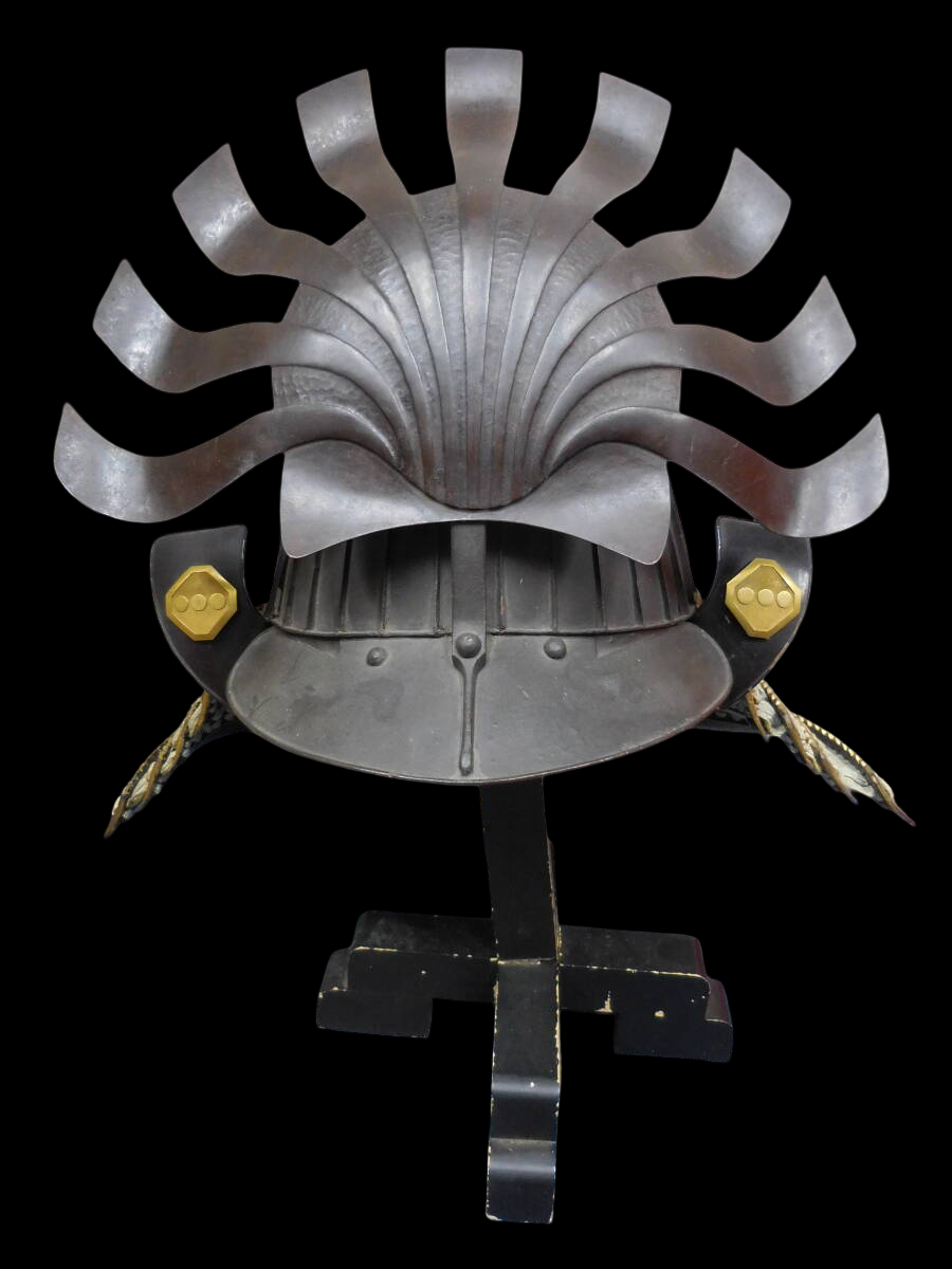 彗太郎 Late Edo Suji Kawari Kabuto Samurai Helmet — 32-Ken Ribbed Iron