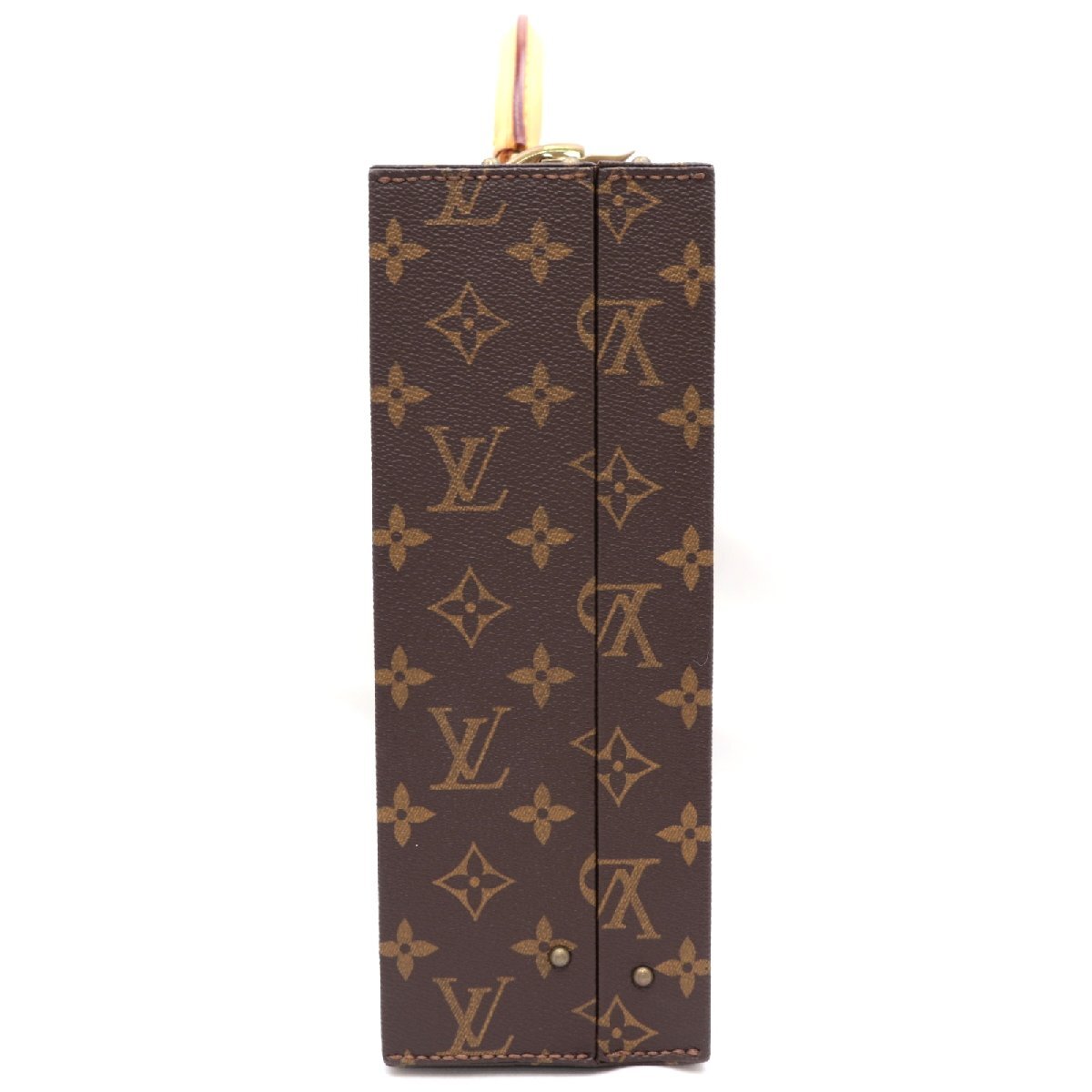 Louis Vuitton Boite Bijoux M47120 Monogram Jewelry Trunk with Deep Red Velvet Interior