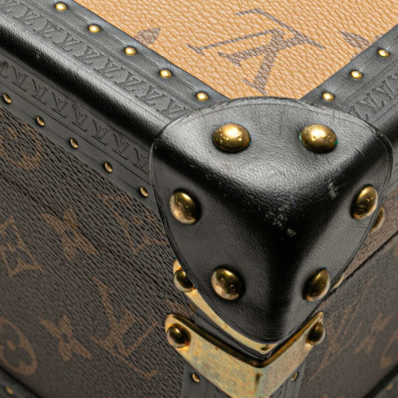 Louis Vuitton Courtois 40 Monogram Reverse Trunk Case M20085 · Classic Hardcase Attaché · Lock Closure · Keys & Dust Bag · Vintage LV Travel