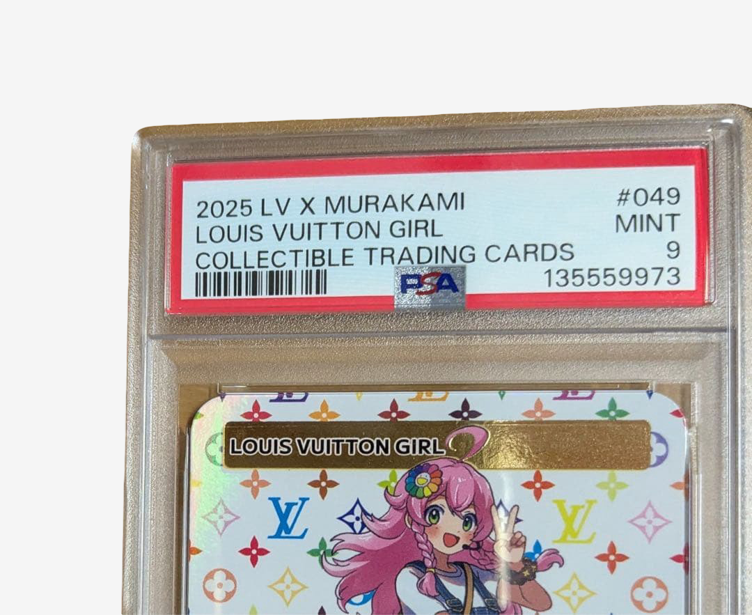 Louis Vuitton x Takashi Murakami Louis Vuitton Girl PSA 9 Card #049 Rare LV Murakami Trading Card 2025