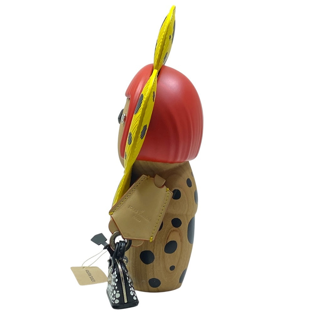 Louis Vuitton x Yayoi Kusama Infinity Dots Vivienne GI0892 Yellow Black Wood Art Object