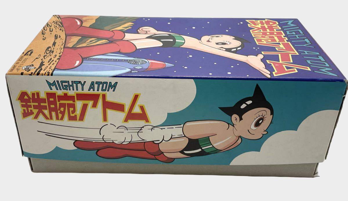 Mighty Atom Tin Walking Figure — Japanese Astro Boy Mechanical Toy