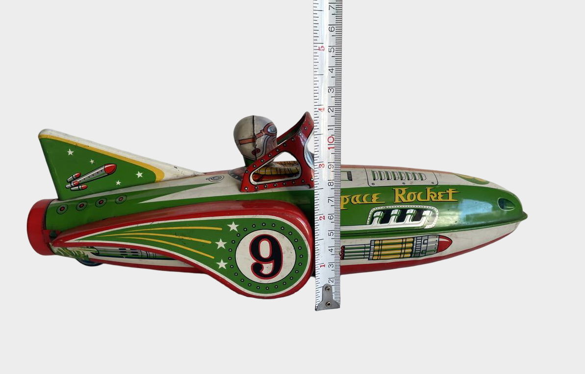 Modern Toys Space Rocket Vintage Tin Space Car Showa Era Japanese Retro Toy