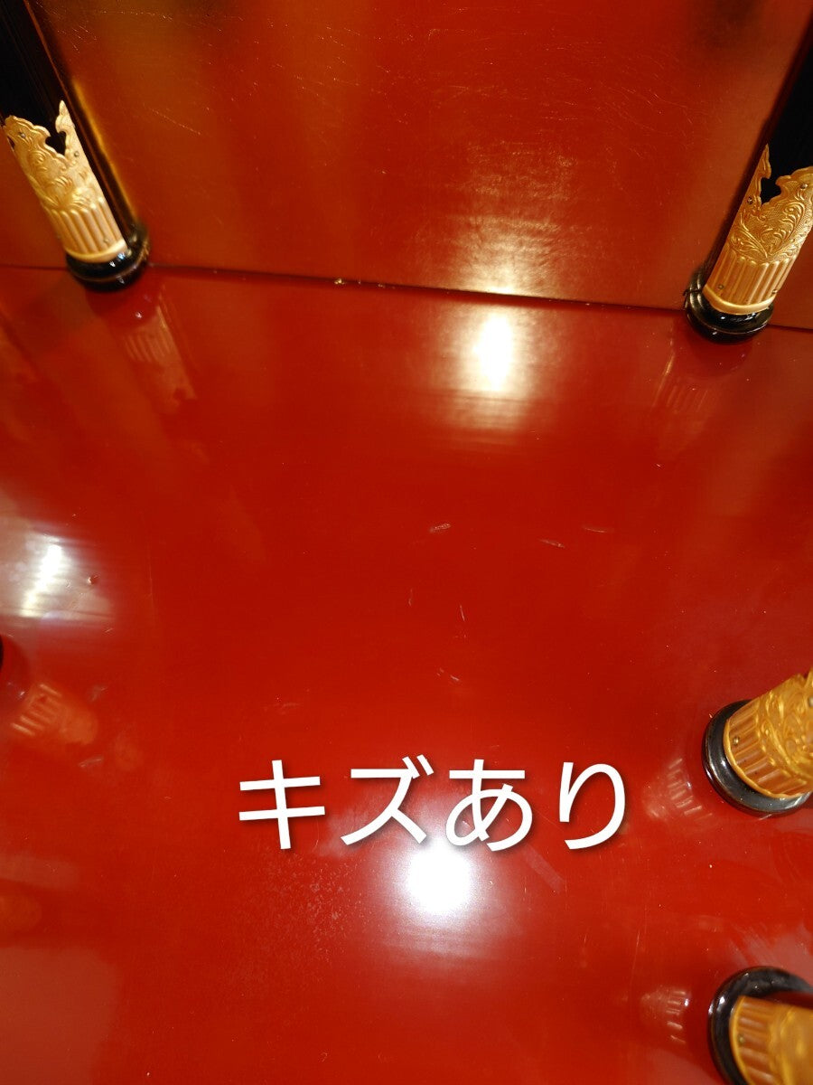 Otani-ha Guden-Style Gold Butsudan Altar Cabinet — Large-Format Domestic Shrine Architecture (109h x 104w x 47d cm) — Estate / Temple Annex Scale