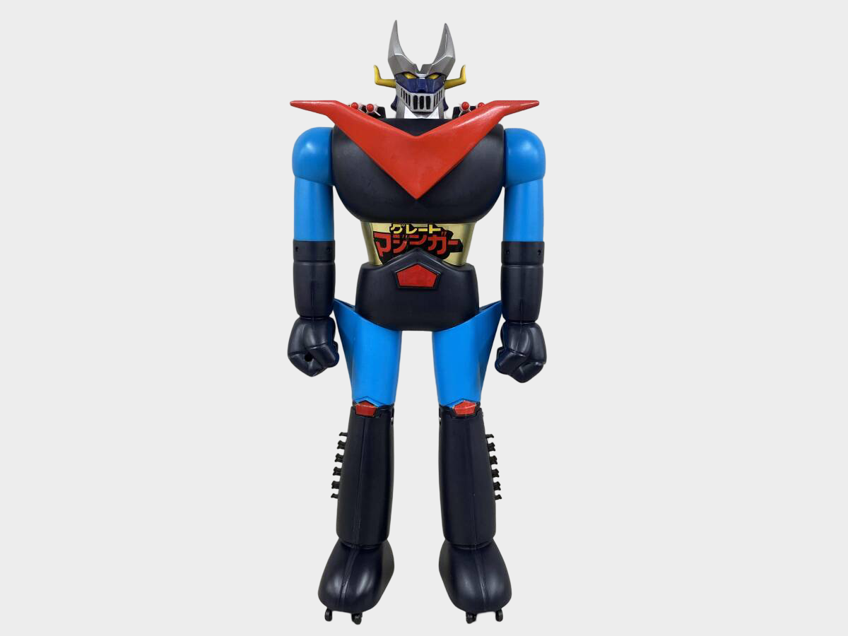Popy Great Mazinger Jumbo Machinder Soft Vinyl Figure w/ Box + Accessories | Showa Era Mecha Display Piece