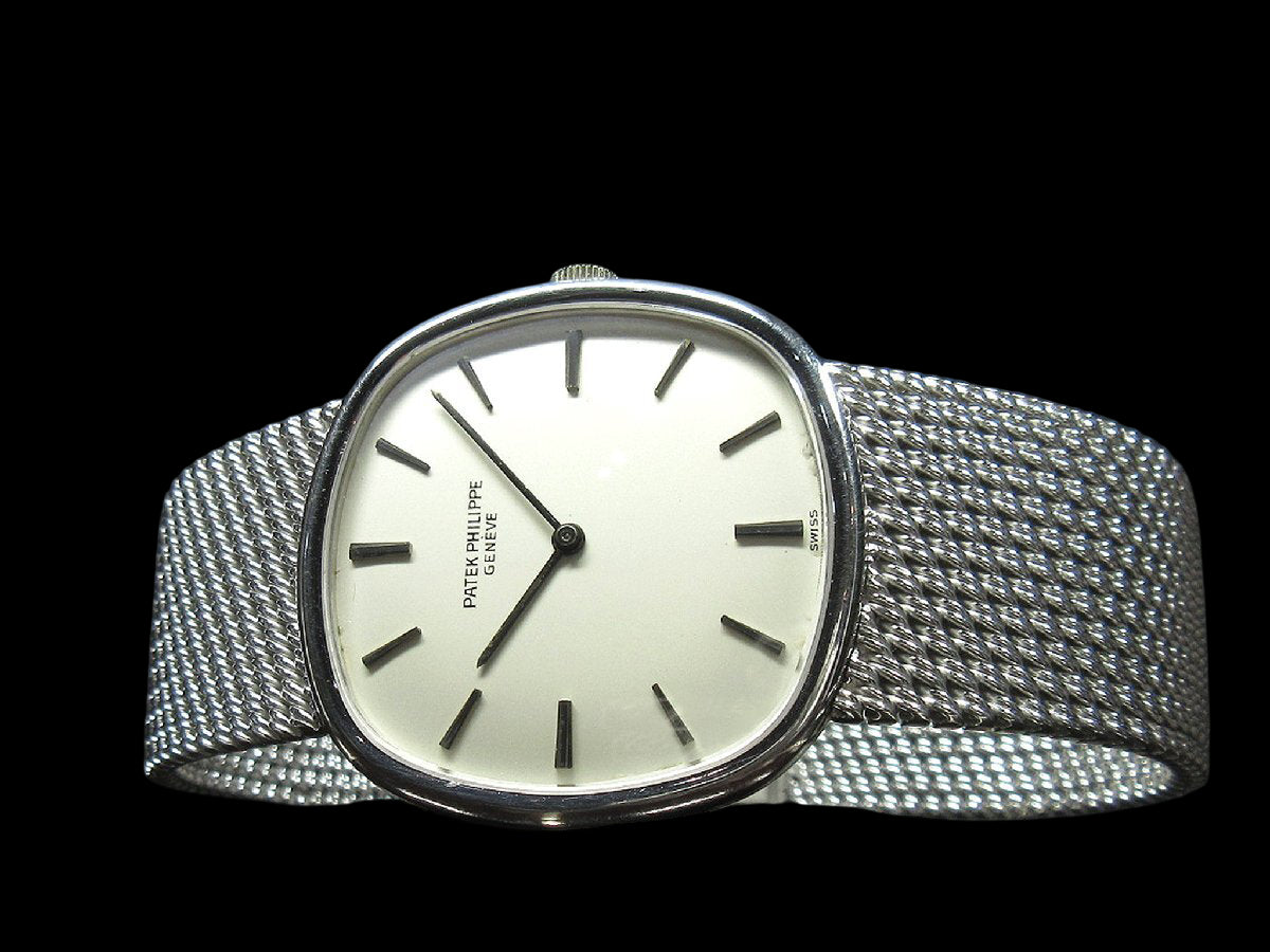 Patek Philippe Golden Ellipse 3644/1 K18WG · 33mm Manual-Wind Cal.23-300PM · 1960s Swiss Vintage Dress Watch (A Rank)