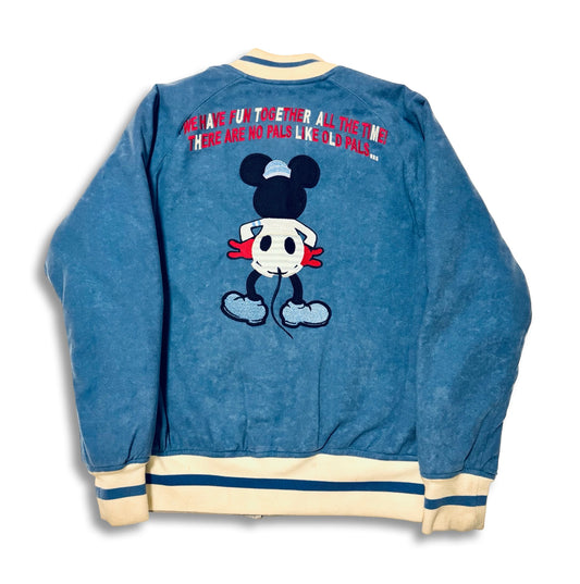Rare Karl Helmut x Disney Mickey Mouse Reversible Jacket S, Hokusai Wave 20th Anniversary Japanese Disneyana