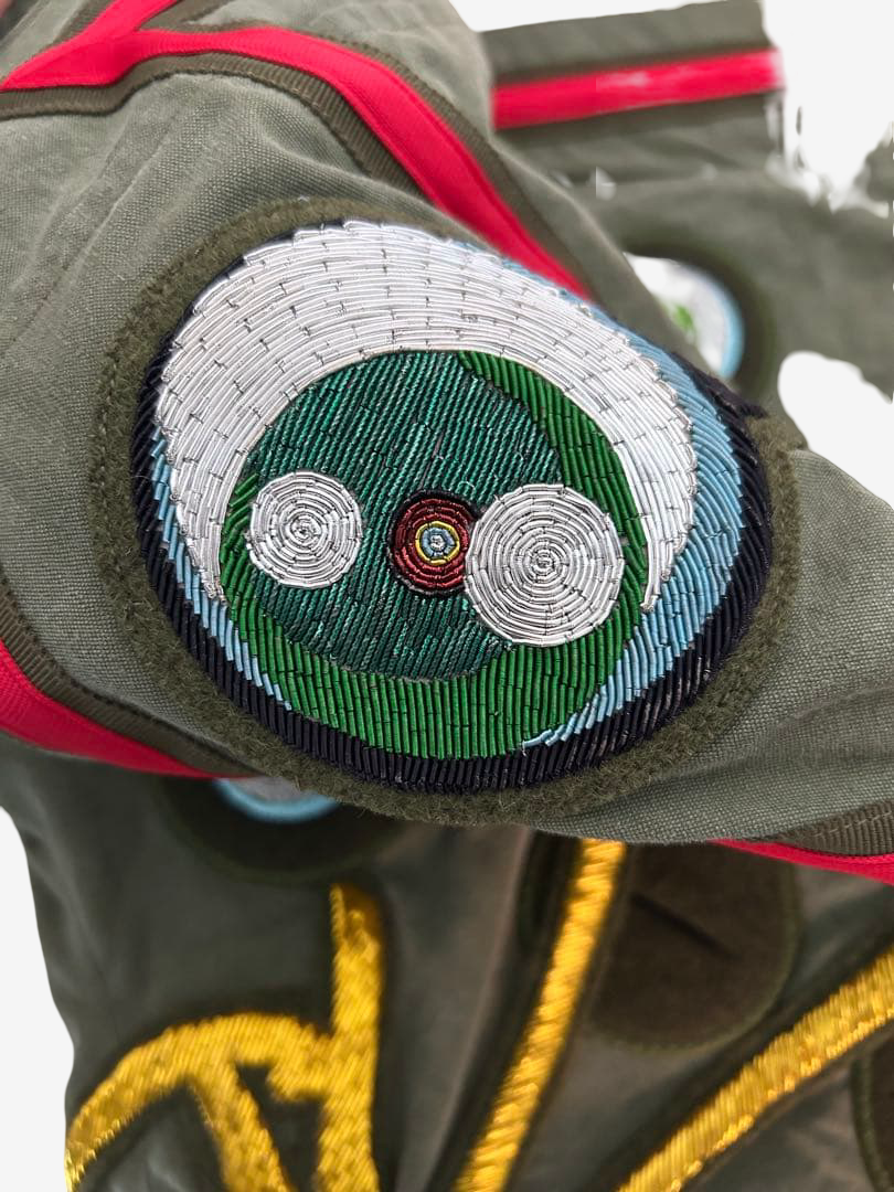 READYMADE Murakami Me Me Eye Shorts Rare Military Reconstruction Designer Streetwear Art Piece Size L