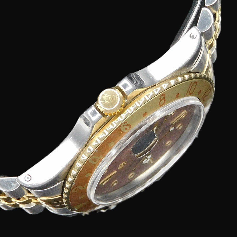 Rolex GMT-Master 1675/3 Root Beer · 1970 Matte Brown Nipple Dial · 14K/SS Two-Tone Jubilee 62523 · Cal.1575 · Excellent Vintage (A Grade)