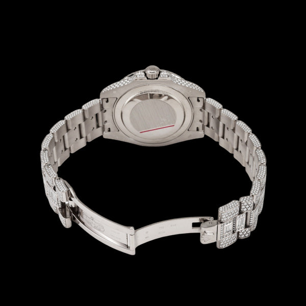 Rolex GMT-Master II 116769TBR Full Baguette Diamond 18KWG • Factory Set • World Limited 50pcs • Ultra-Rare Collector Grade A