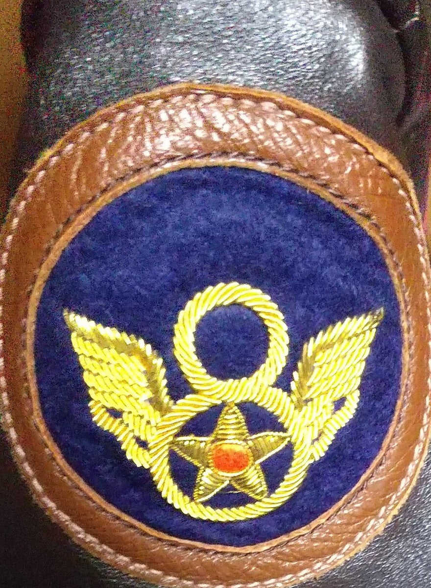 Real McCoy’s A-2 ACES HIGH Limited 60 Horsehide Flight Jacket Rough Wear Custom Art Bud Anderson Chuck Yeager Size 34