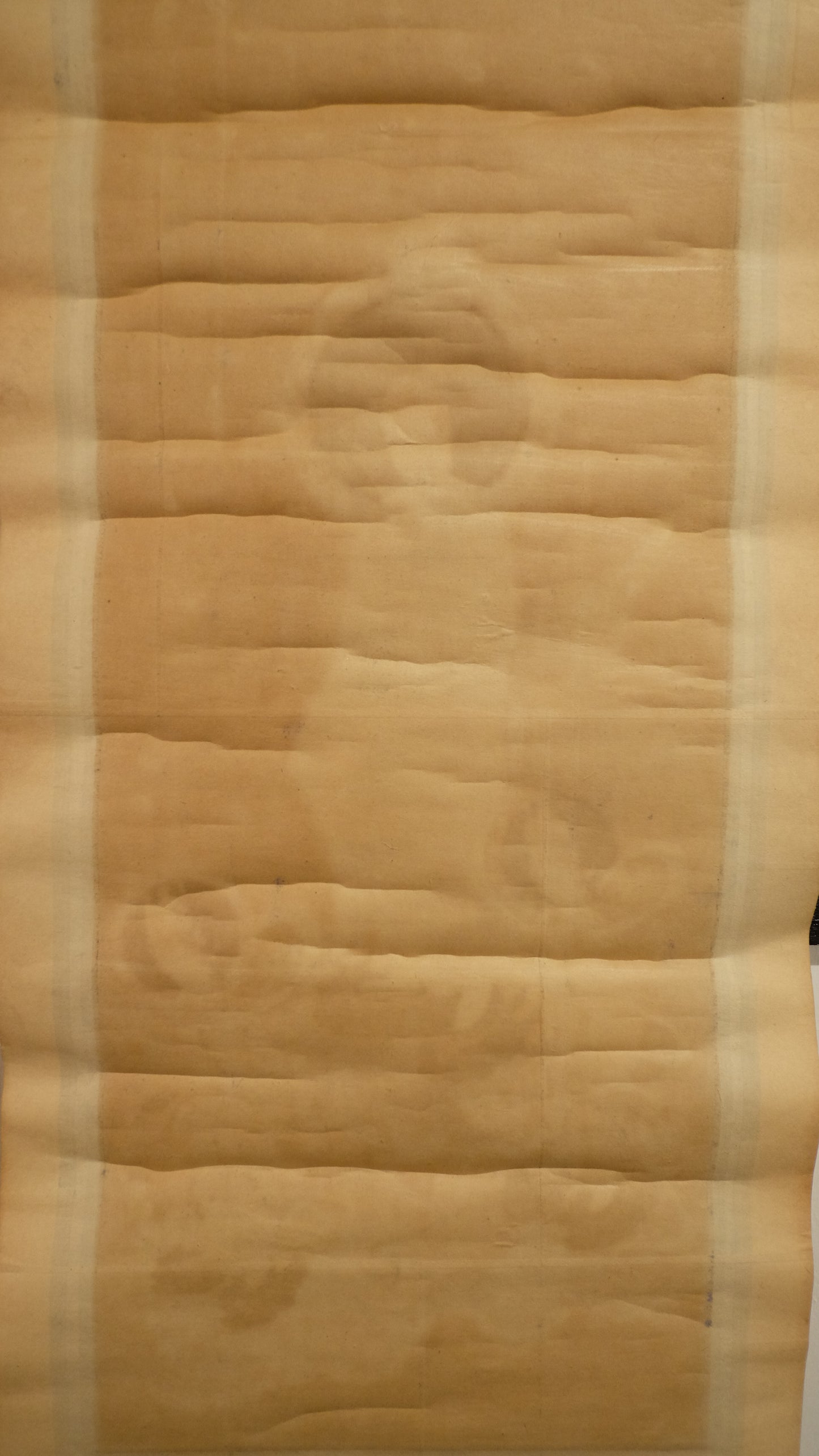 Antique Japanese Amida Raigō Scroll | Amitabha with Kannon & Seishi | Gold Buddhist Kakejiku | Pure Land Temple Art