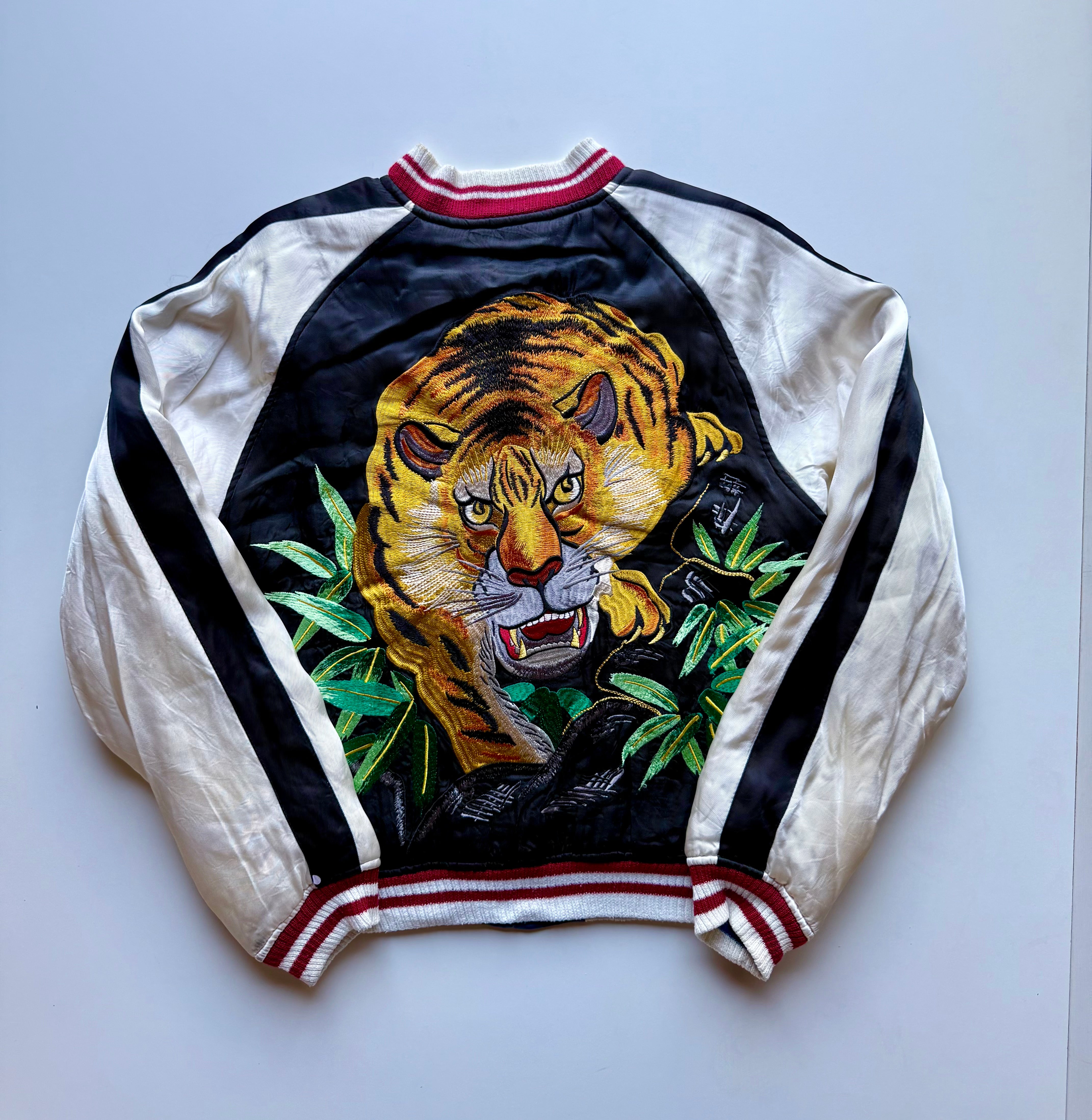Vintage Hashimoto Shokai Tiger Dragon Sukajan Jacket – Japonista