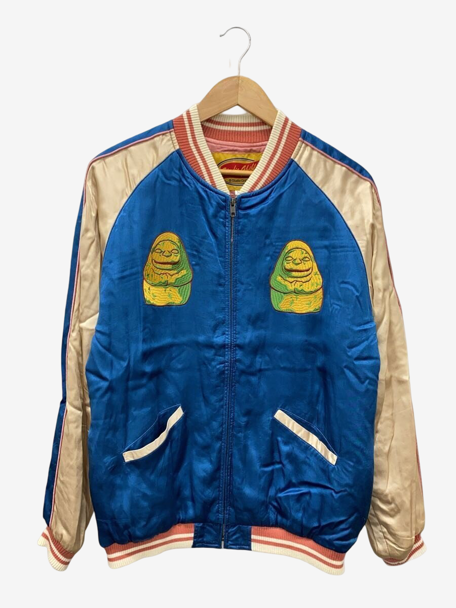Spirited Away Sukajan Jacket Aburaya No Face GBL Early Model Embroidered Vintage Style Japan Anime Jacket