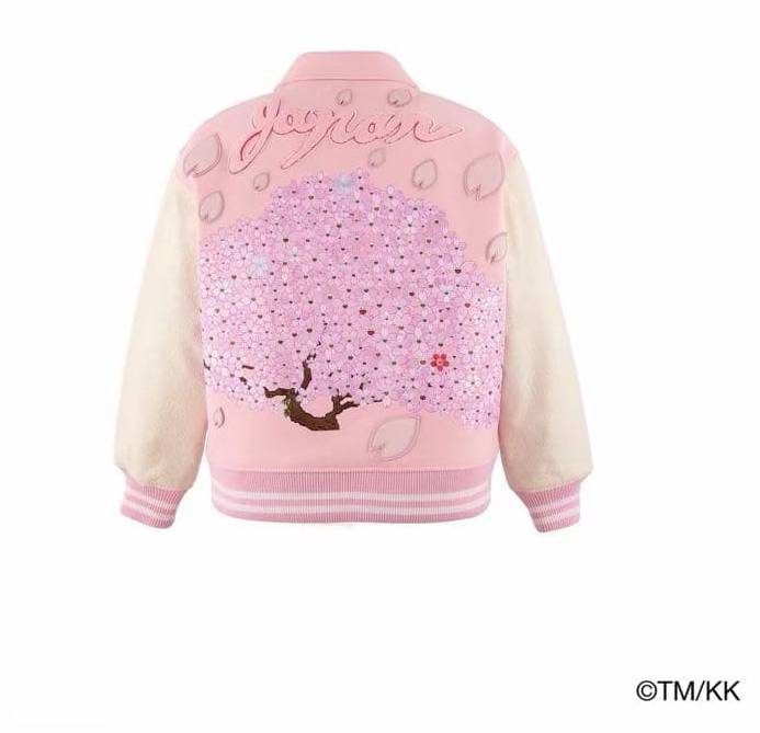 Takashi Murakami x Saint Mxxxxxx Cherry Blossom Varsity Jacket Pink Flower Smile Rare Collector Streetwear Piece Size S