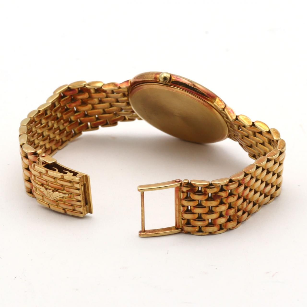 Vintage Longines Yellow Gold Quartz · 33mm Round Case · Integrated Gold Bracelet · Swiss Dress Watch