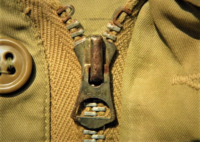 Original WWII US Army M-1942 Mountain Jacket Talon Zip Mountain Troops Field Jacket