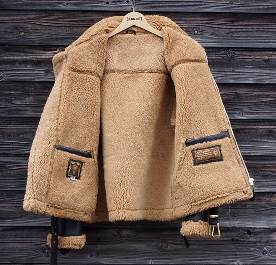 GOLDTOP England RAF Irvin Flying Jacket in British Sheepskin, view 5