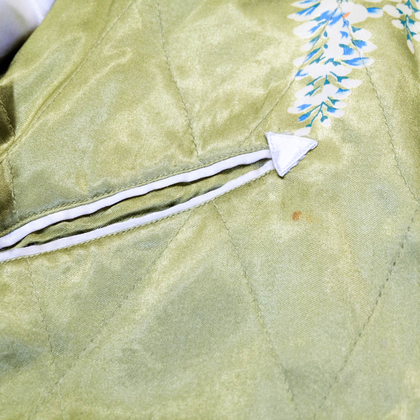 Kula Eternal Sukajan Jacket Reversible Japanese Souvenir Jacket Crane Koi Fish Wisteria Embroidery Size M