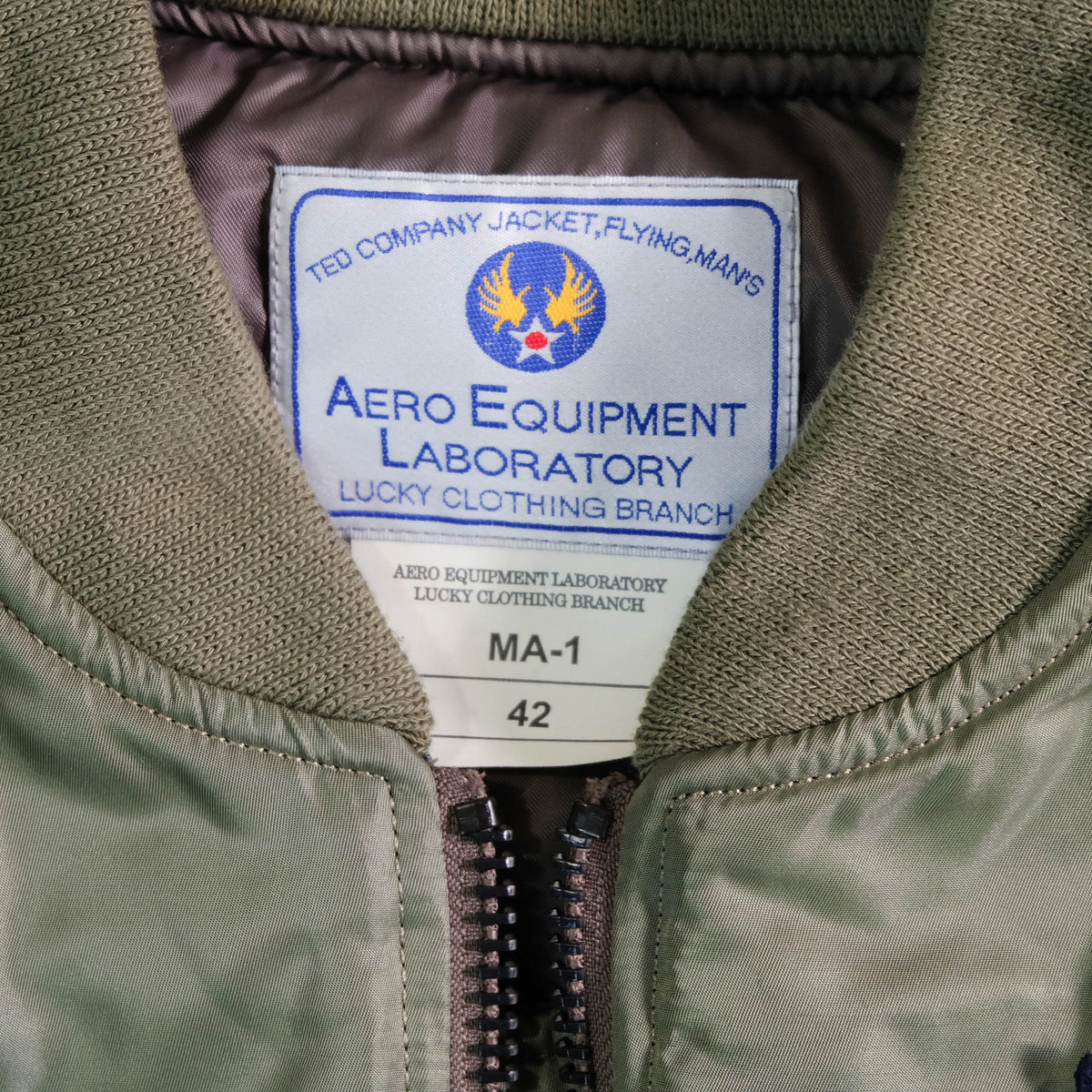 Tedman × TED COMPANY MA-1 Flight Jacket – Lucky Devil Air Force Embroidered Military Bomber Jacket