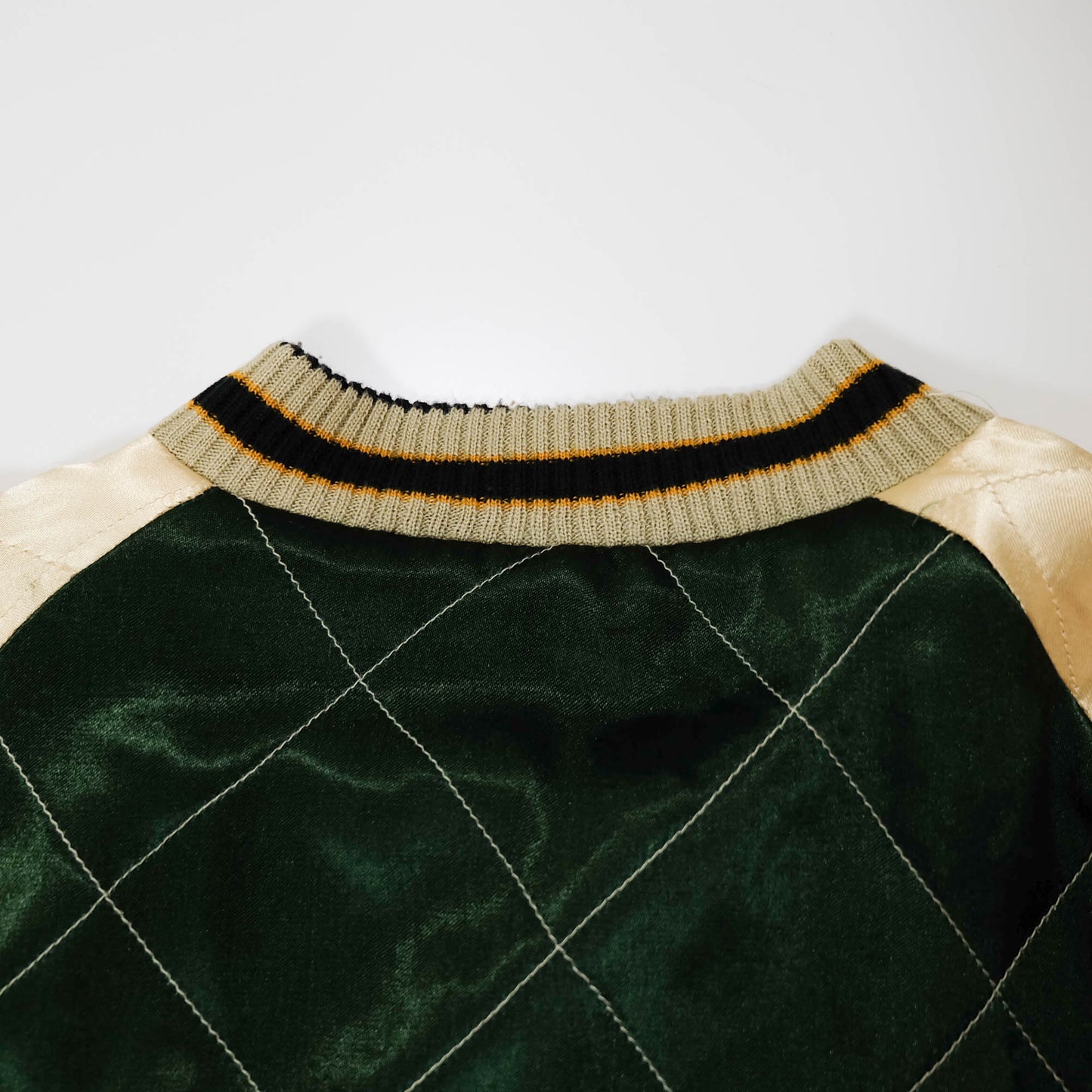 Cropped Heads Reversible Sukajan Jacket Maiko Geisha Mt Fuji Pagoda Sakura Japan Size M