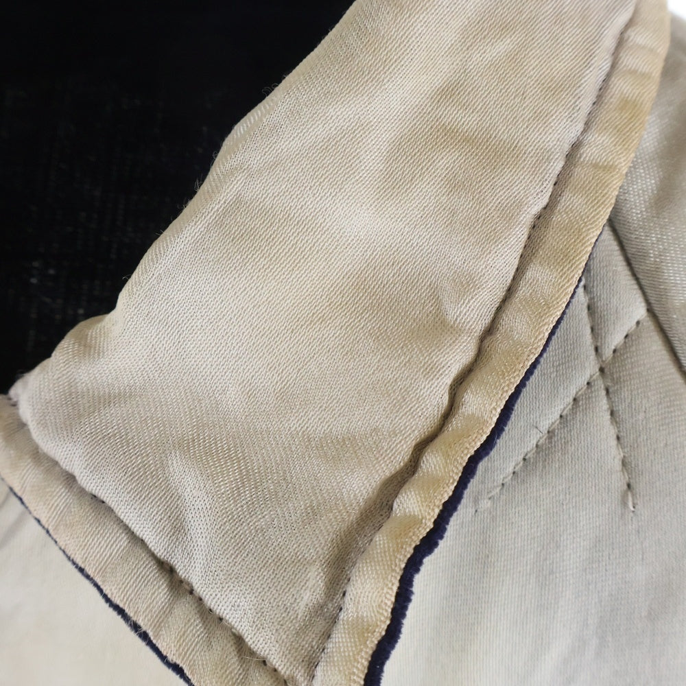 1950s Okinawa Collared Velveteen Souvenir Jacket, Eagle, Dragon Sleeves and Collar Embroidery, Tiger Reverse, view 8