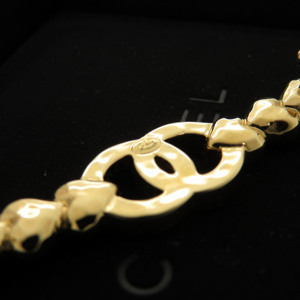 Chanel Heart Chain Crystal CC Hair Pin, Gold Tone, Spring 2023 (23P), with Box, view 4