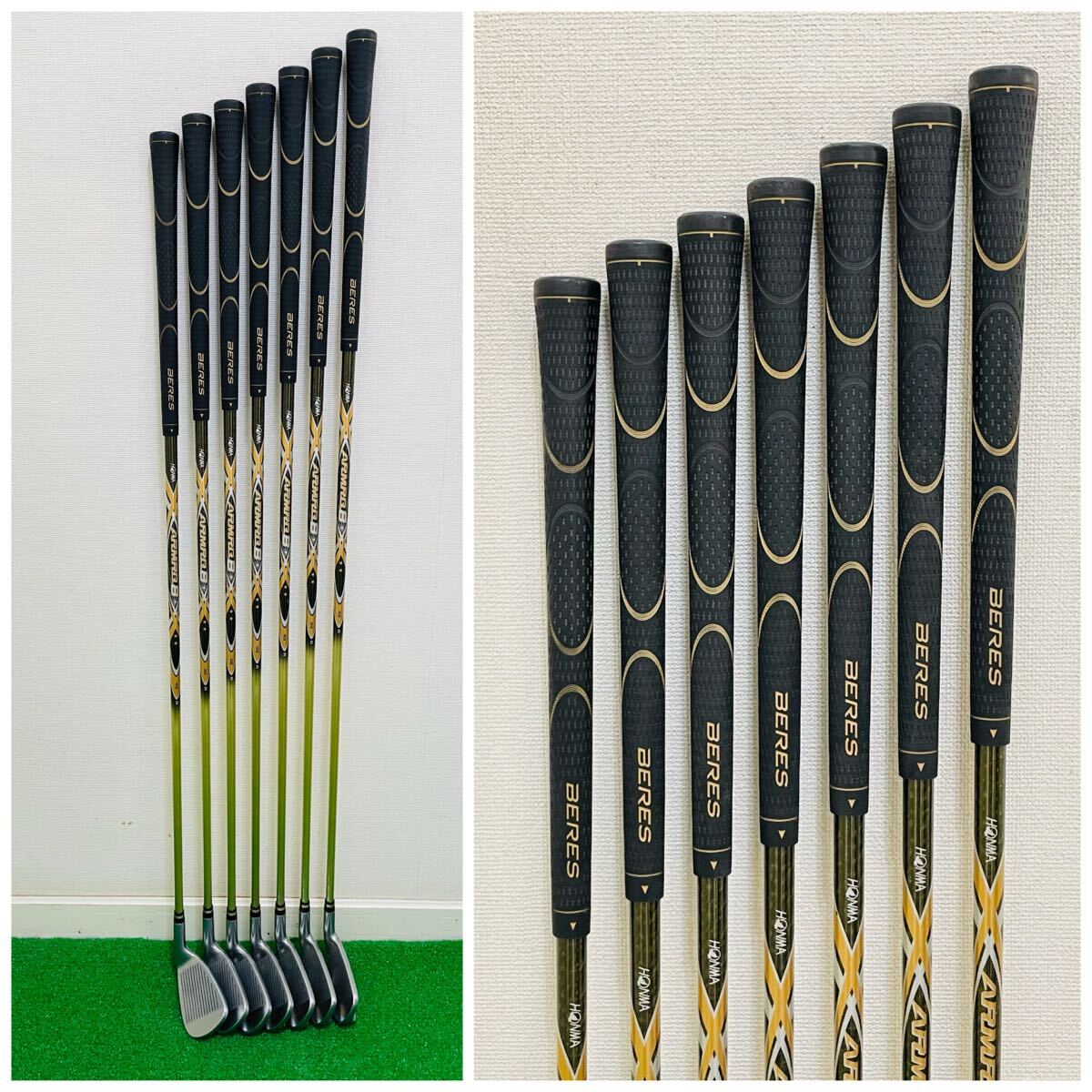 HONMA BERES IS-03 2-Star Iron Set, 5 to 11, 7 Clubs, ARMRQ8 49 Regular Flex, Left-Handed, view 9