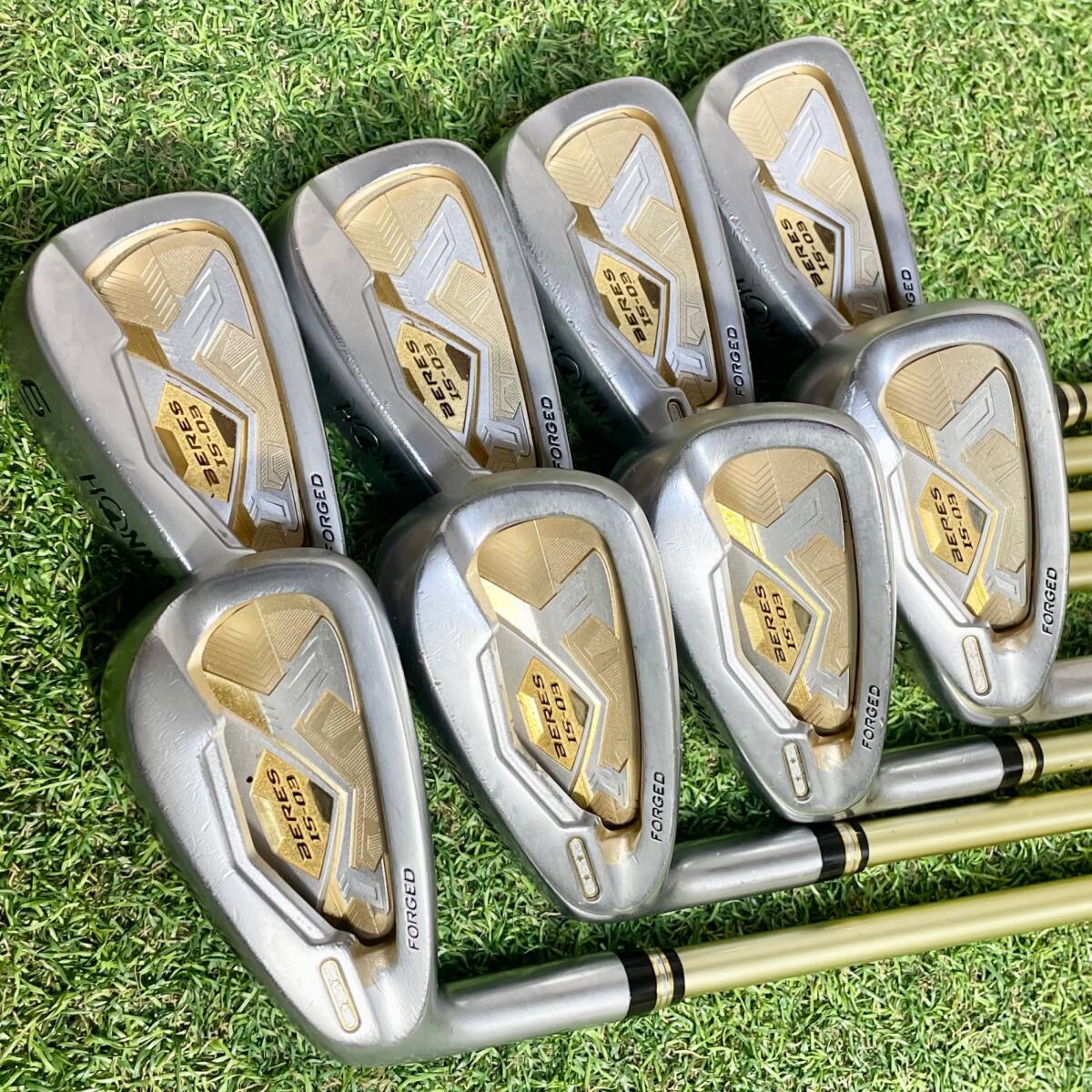 HONMA BERES IS-03 2-Star Iron Set, 6 to 11 plus AW and SW, 8 Clubs, ARMRQ8 2S Stiff Flex, Left-Handed, view 9
