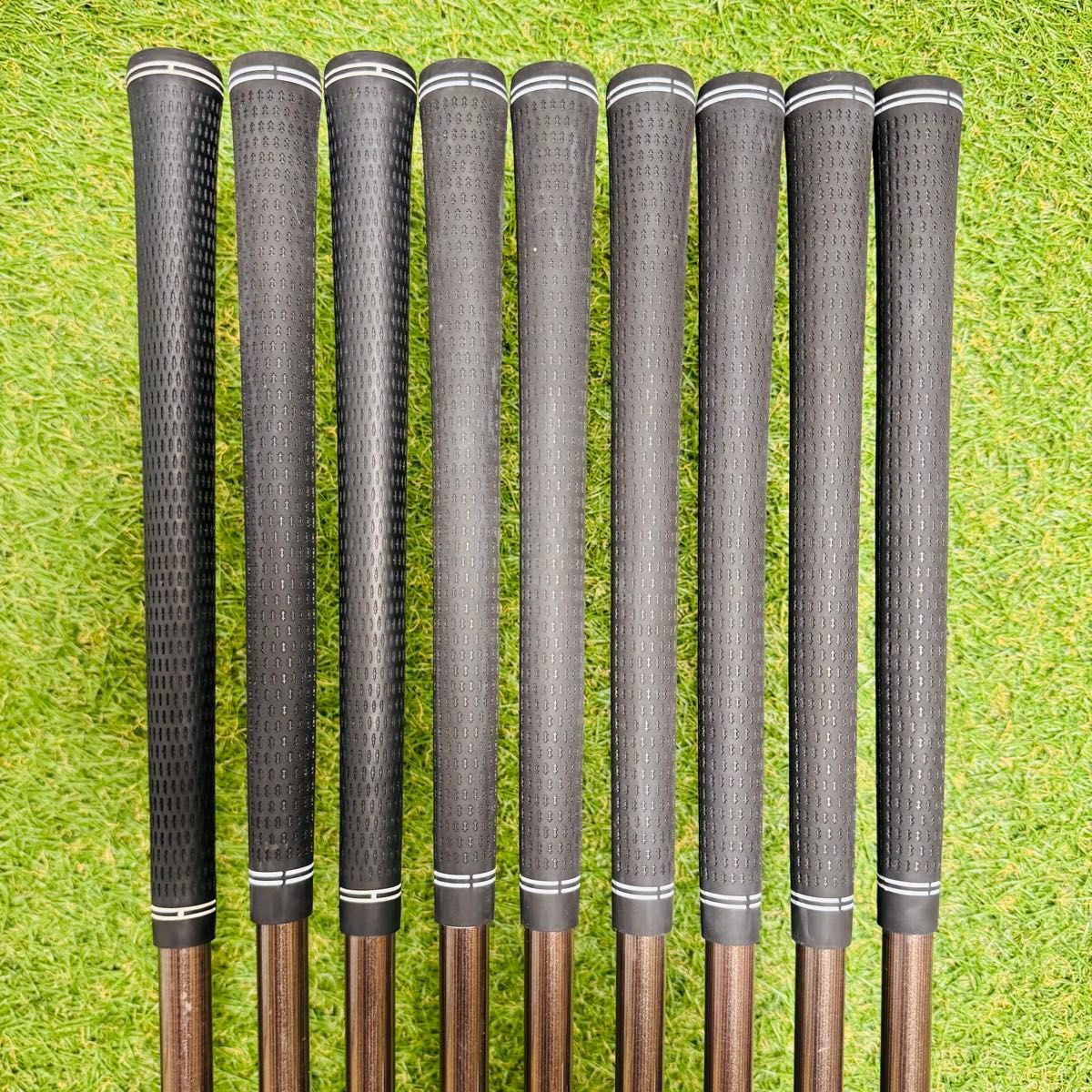 HONMA Twin Marks 2-Star Iron Set, 5 to 11 plus AW and SW, 9 Clubs, Honma 2-star carbon Stiff Flex, view 7