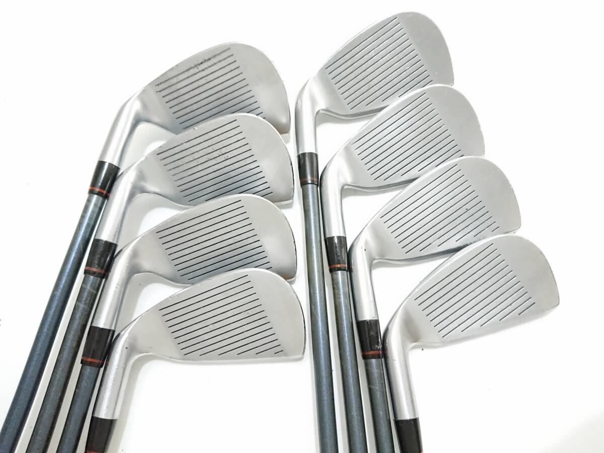 HONMA Twin Marks Fw&Fw ALL GOLD 3-Star Iron Set, 8 Clubs, DTC carbon 3-star Regular Flex, view 4