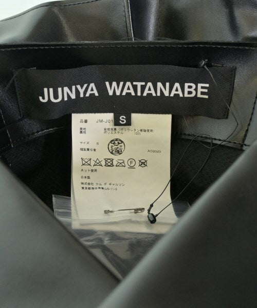 Junya Watanabe AW2023 Handkerchief-Hem Biker Jacket in Black Faux Leather, Belted, Size S, Near Mint, view 8