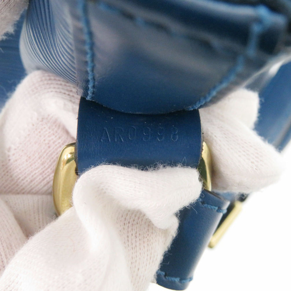 Louis Vuitton Petit Noé M44105, Blue Epi Leather Bucket Bag, 1998, view 9