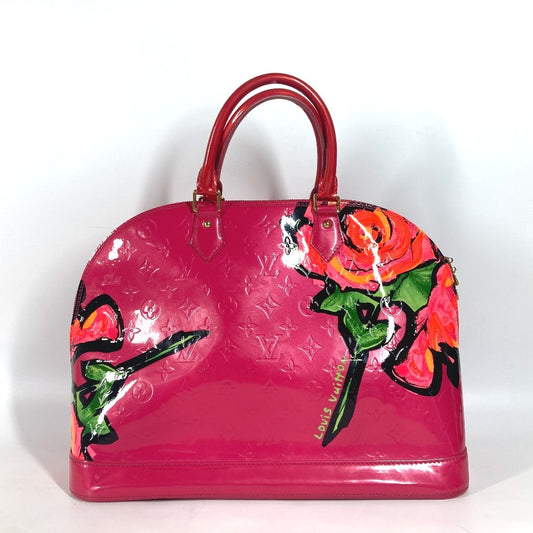 Louis Vuitton x Stephen Sprouse Alma MM Roses M93686, Monogram Vernis Rose Pop Pink, view 2