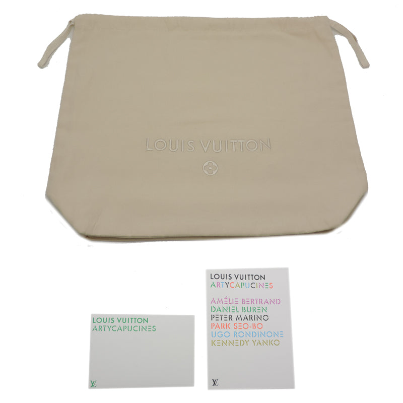 Louis Vuitton × Daniel Buren ArtyCapucines MM in yellow, view 10 of 10