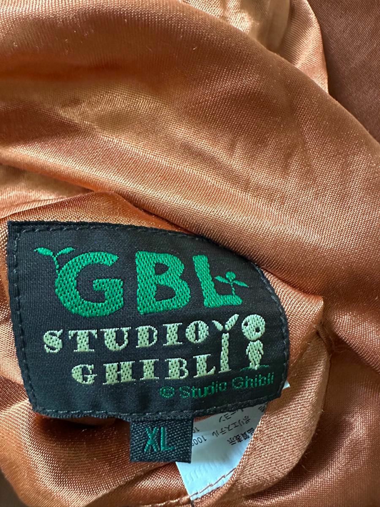 Studio Ghibli Princess Mononoke Sukajan Jacket Reversible Embroidered Anime Bomber XL Japan