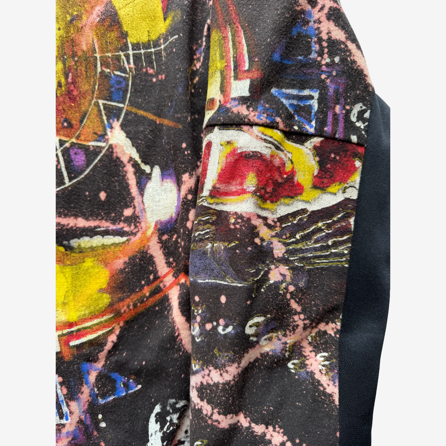 Japanese Reconstructed Rock COTÉ MER Def Leppard Band Tee Remake Bomber Jacket